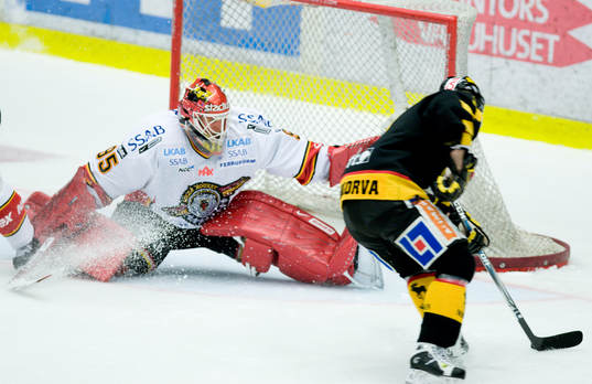 Gusten Törnqvist, Målvakt Luleå och Kimmo Koskenkorva,