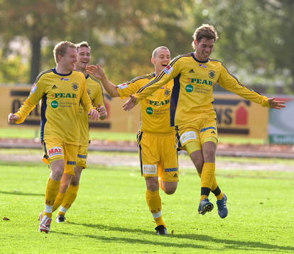 Jubel, Emil Salomonsson tar ett glädjeskutt, hopp