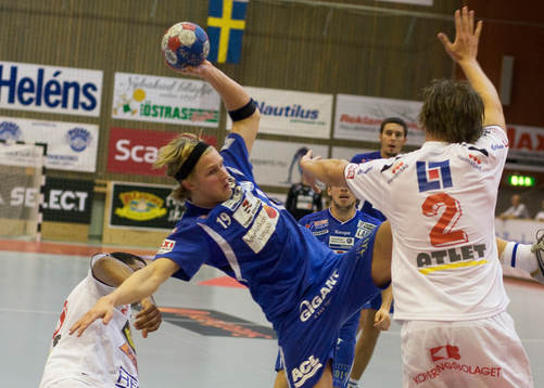Johan Bergh, skott mot Drott-målet