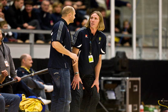 Ola Lindgren och Staffan Olsson, förbundskapten