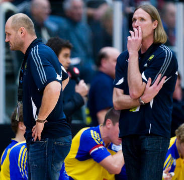 Ola Lindgren och Staffan Olsson, förbundskaptener.