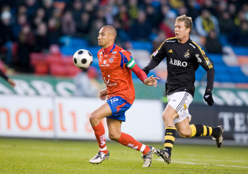 Henrik Larsson, Helsingborg och Per Karlsson, AIK