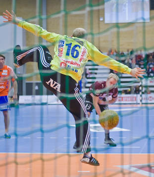 Målvakt, mål, nät, boll, genre