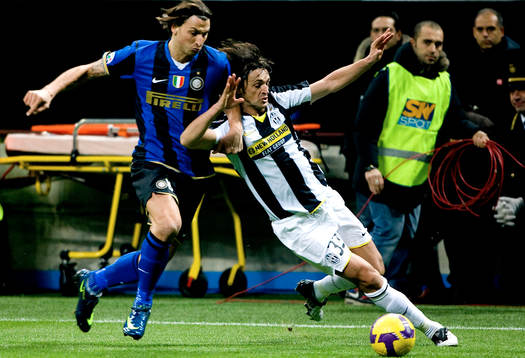 Zlatan Ibrahimovic, Inter och Nicola Legrottaglie, Juventus