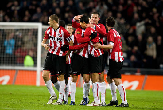 Fotboll, holländsk, Eredivisie, PSV Eindhoven - Heracles