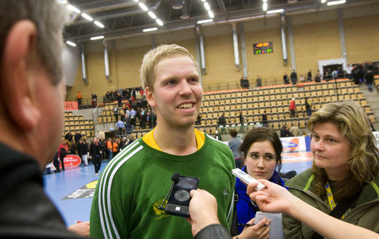 Johan Sjöstrand, målvakt,  intervju