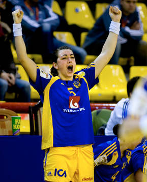 Sara Holmgren, Sverige, glädje, jubel