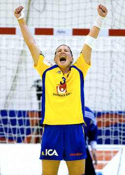 Tina Flognman, jubel