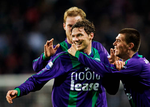 Fredrik Stenman, Marcus Berg och Danny Holla, Groningen,