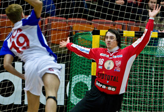 Joachim Christensen, målvakt Trelleborg. Andreas Weinås,
