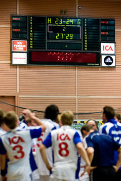 Timeout i slutet av matchen