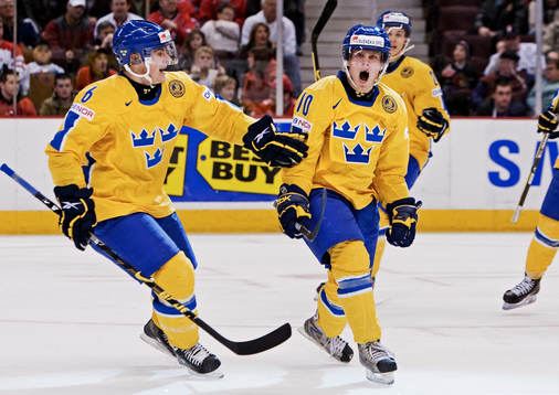 Nichlas Torp och Mattias Tedenby, Sverige, jubel
