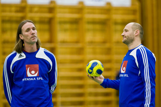Staffan Olsson och Ola Nilsson, förbundskapten