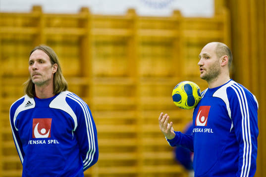 Staffan Olsson och Ola Nilsson, förbundskapten