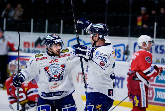 Fredrik Emwall och Jan Hlavac, Linköping jubel