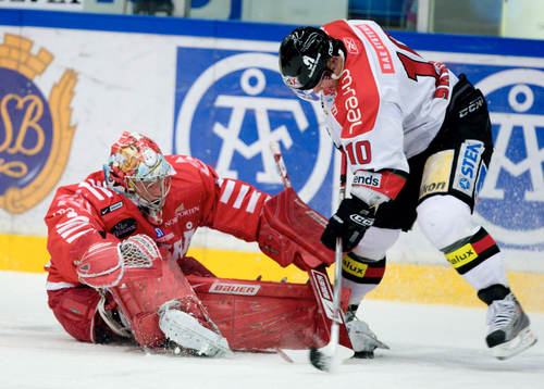 Magnus Åkerlund, Målvakt Timrå och Per-Åge Skröder,