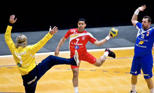 Bläddra bland fler bilder av Handboll, Staffan Holmqvist Memorial, Island - Tunisien