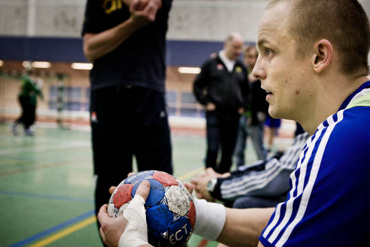 Träning på Bosön. Lucas Karlsson
