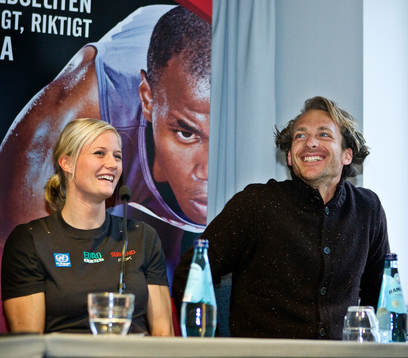 Carolina Klüft och Tim Lobinger