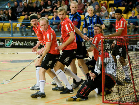 1-1, Alexander Nede kvitterar, Falun-spelarna tittar långt