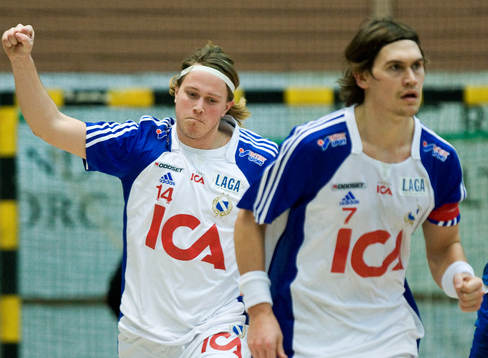 Rickard Lönn, Henrik Åhnbrink, Redbergslid. Jubel