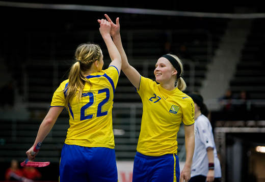 Victoria Wikström och Malin Dalbjer, Sverige jubel och