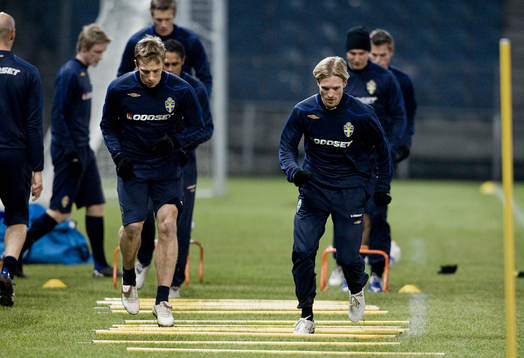 Erik Edman och Christian Wilhelmsson
