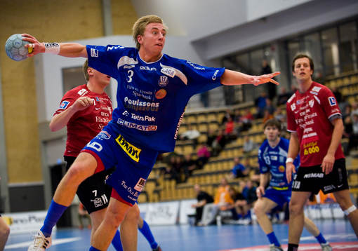Anton Månsson gjorde många av H43:s mål från linjen