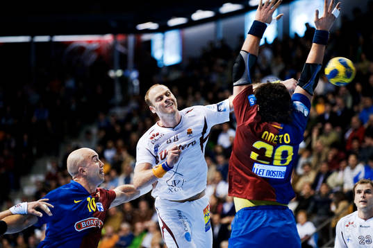 Olafur Stefansson, Ciudad Real, passar bollen