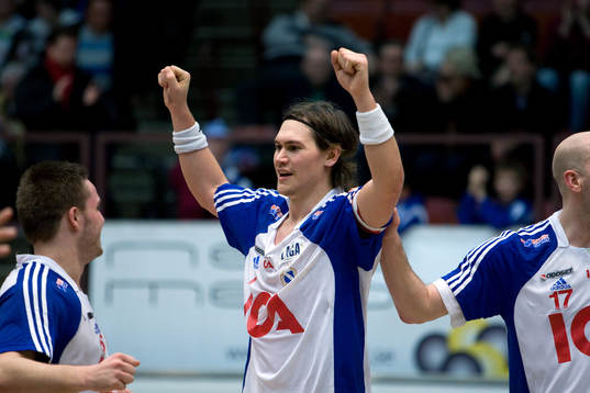 Lars Bernhardsson, Redbergslid. Jubel