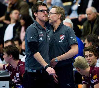 Johan Zanotti och Ulf Sandgren, tränare, vet inte vad dom
