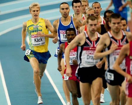 Oscar Käck, Sverige (till vänster)