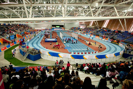 Oval Lingotto, inomhusarena, arena, interiör