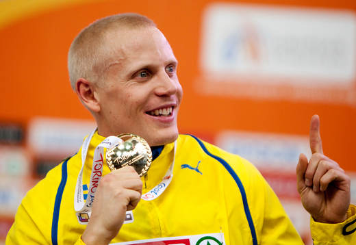 Johan Wissman, Sverige med sin guldmedalj. Guld, medalj