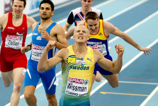 Johan Wissman, Sverige tog guld, jubel