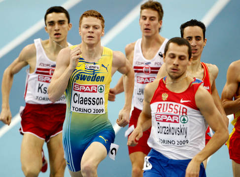 Mattias Claesson, Sverige blev trea. Yuriy Borzakovskiy,
