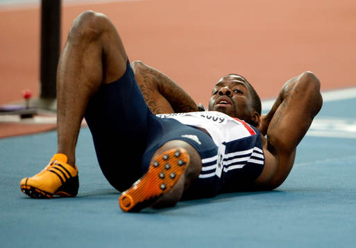 Dwain Chambers, Storbritannien, vann guld på 60m