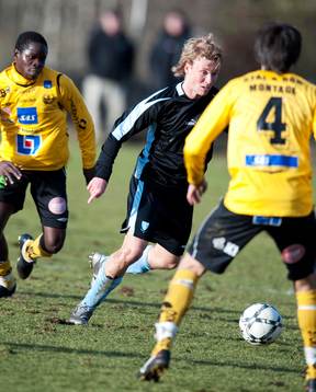 Rick Kruys, Malmö och Patrick Osiako och Daniel Ivanovski,
