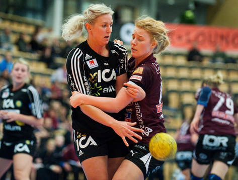 Lugi - Sävehof: Johanna Nilsson, Lugi och Karin Isaksson,