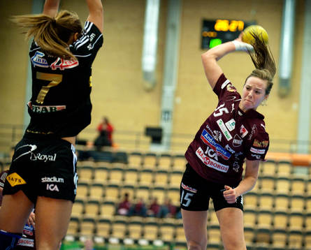 Lugi - Sävehof: Anna Roxå, Lugi och Jennifer Kasman,