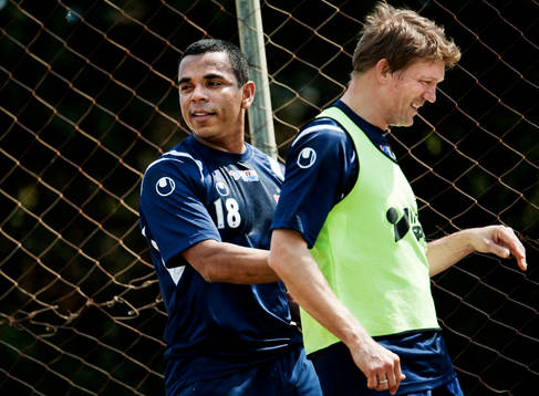 Álvaro Santos och Marcus Allbäck