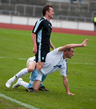 Ulirch Vincentz och Faton Zegnullahu, team Kosovo