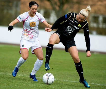 Therese Sjögran, Ldb och Leena Puranen, Hammarby
