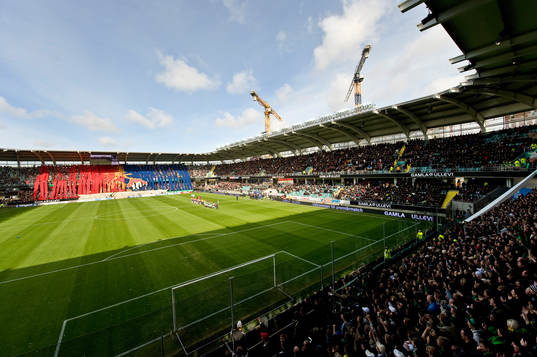 Gamla ullevi. Inmarch. Tifo