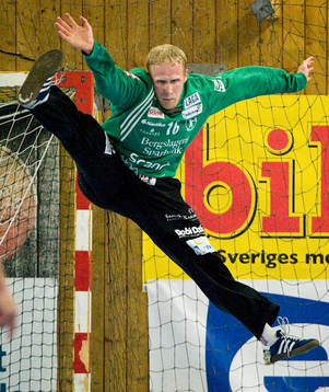 Richard Larsson, målvakt Lindesberg