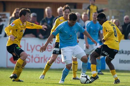 Bläddra bland fler bilder av Fotboll,l Svenska Cupen, Mjällby - Malmö FF