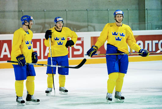 Martin Thörnberg, Linus Omark och Johan Harju