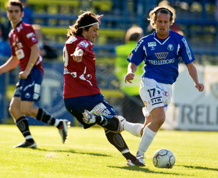 Thommie Persson,  Trelleborg och Pavel Zavadil, Örgryte