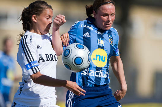 Emilia Appelqvist, AIK och Ann-Marie Norlin, Djurgården