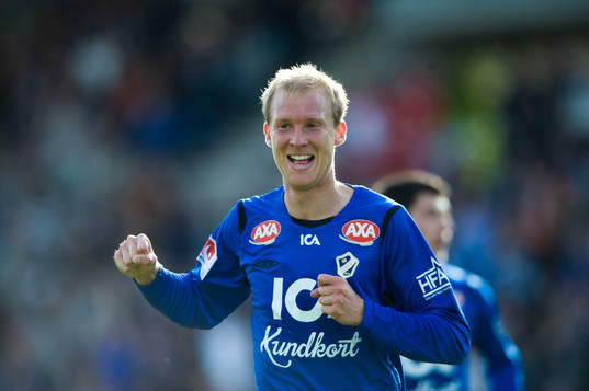 2-1, Andreas Johansson som jublar